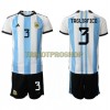 Original Trikotsatz Argentinien Nicolas Tagliafico 3 Heimtrikot WM 2022 Für Kinder